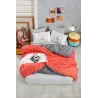 Newhome Ranforce Çift Kişililik Nevresim Takımı Trendy colors Turuncu 1167-06