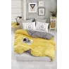 Newhome Ranforce Çift Kişililik Nevresim Takımı Trendy colors Sarı 1167-07
