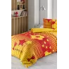 TARAFTAR TEK KİŞİLİK NEVRESİM TAKIMI SARI KIRMIZI