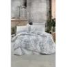 Newhome Ranforce Sofrano Gri Tek Kişilik Nevresim Takımı